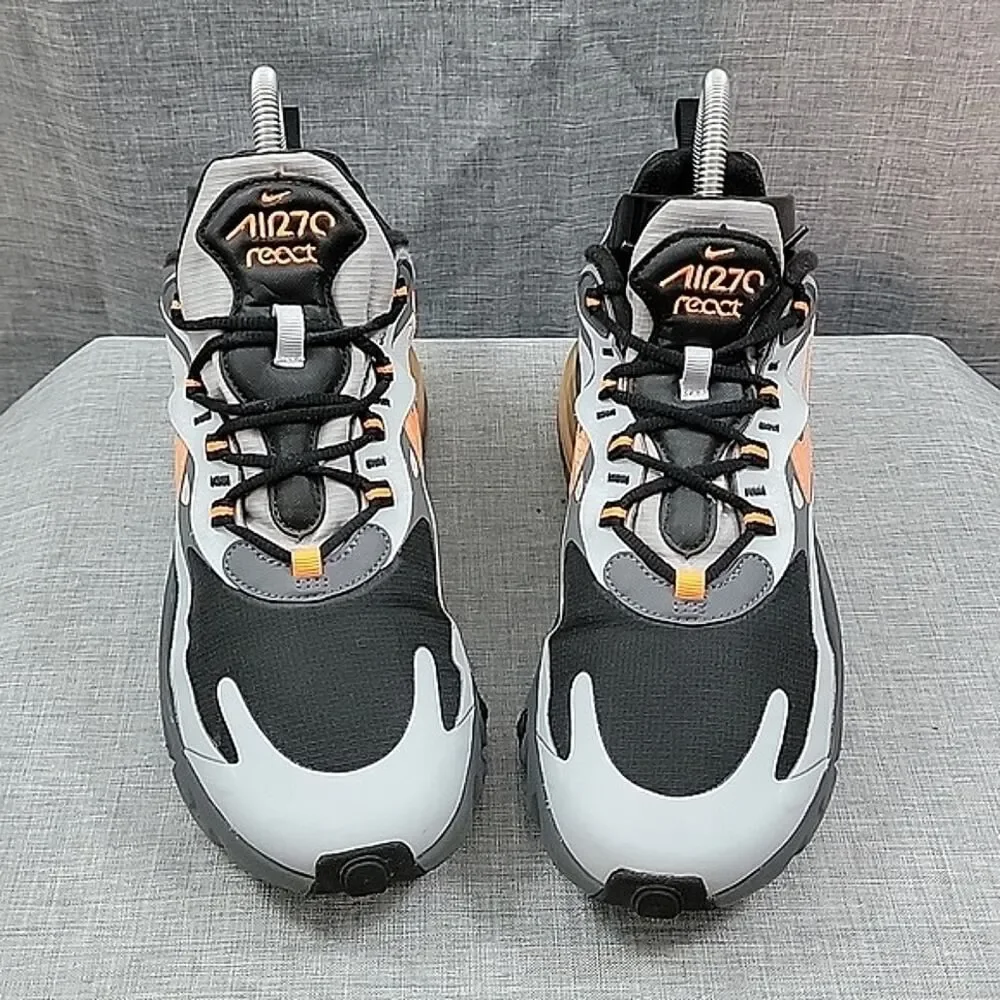 Nike Air Max 270 React Winter Total Orange Active Trainers CD2049-006 Men's SZ 8